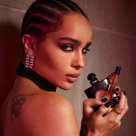 ysl black opium zoe kravitz|ysl black opium le perfume.